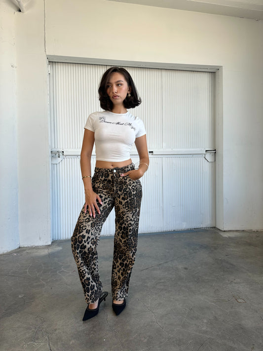 Nicole Leopard Pants